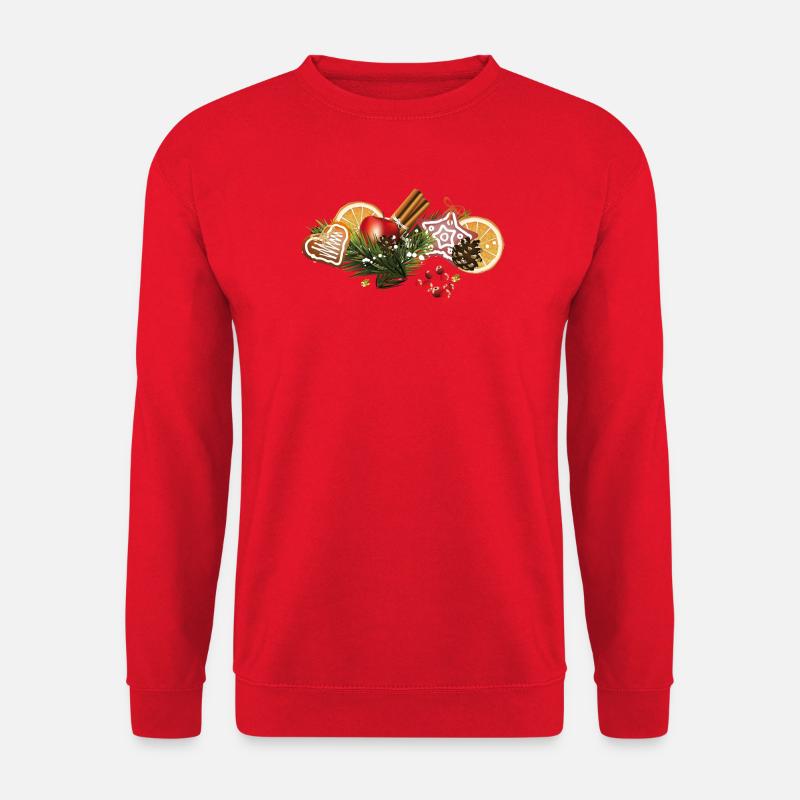 Biscuits de Noël - Sweat-shirt Unisexe - rouge
