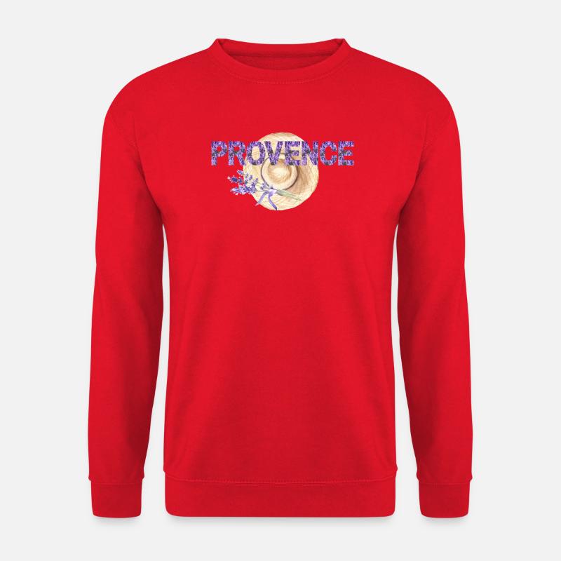 Sommer in der Provence - Unisex Pullover - Rot