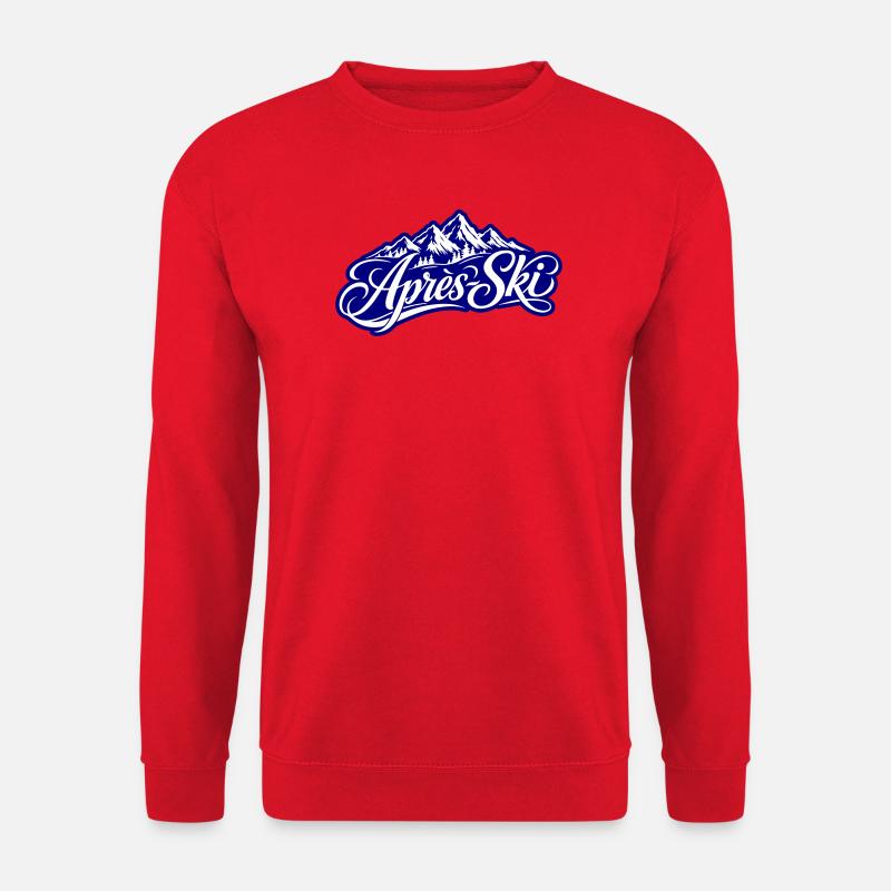 Apres Ski Berge - Unisex Pullover - Rot