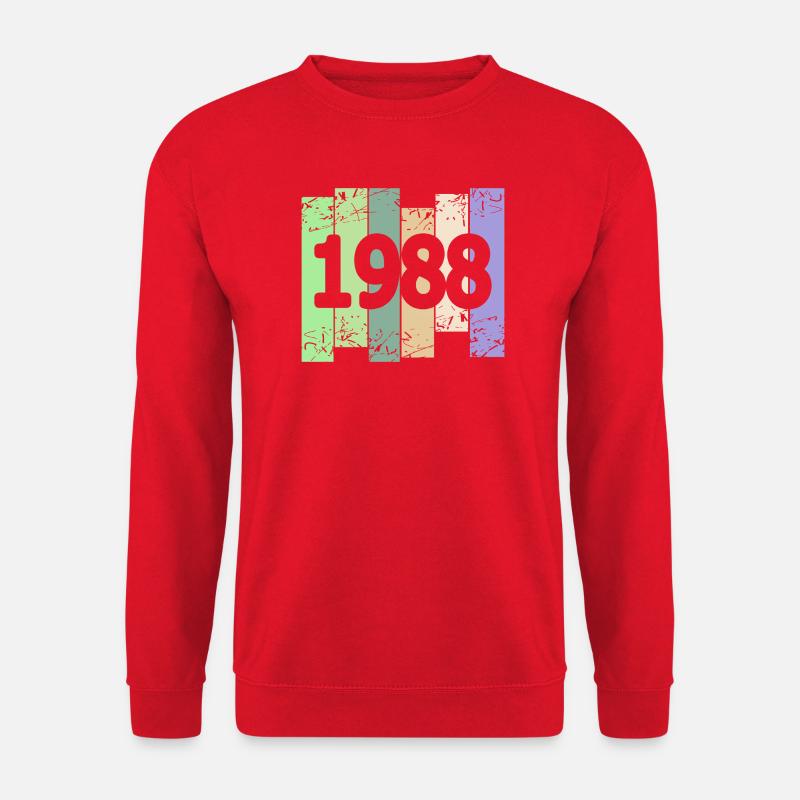 1988 - Unisex Pullover - Rot