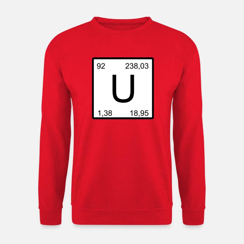 Uranium U Element Square Graphic - Unisex Sweatshirt - red