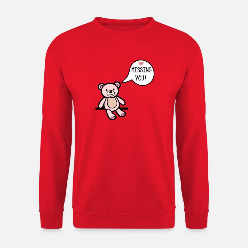 Du fehlst mir - Unisex Pullover - Rot