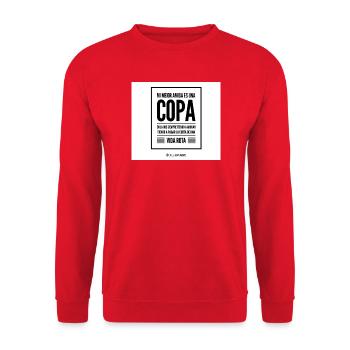 My Cup: Broken Life and Odds - Unisex Sweatshirt - red - Front - Alina (178cm) & Michal (187cm)
