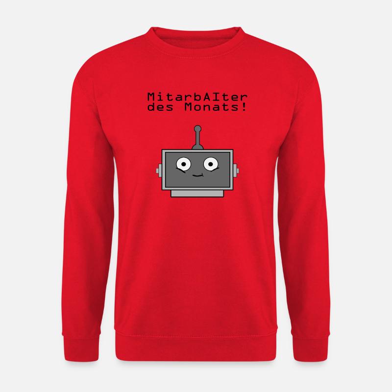 MitArbeiter des Monats - Unisex Pullover - Rot