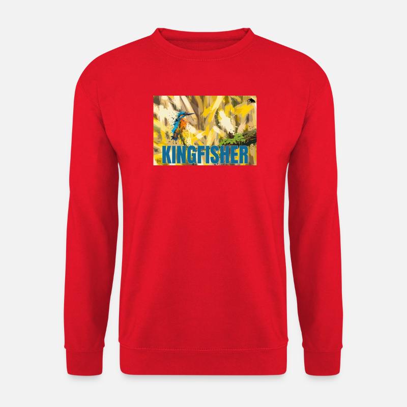 KINGFISHER - Unisex Sweatshirt - red