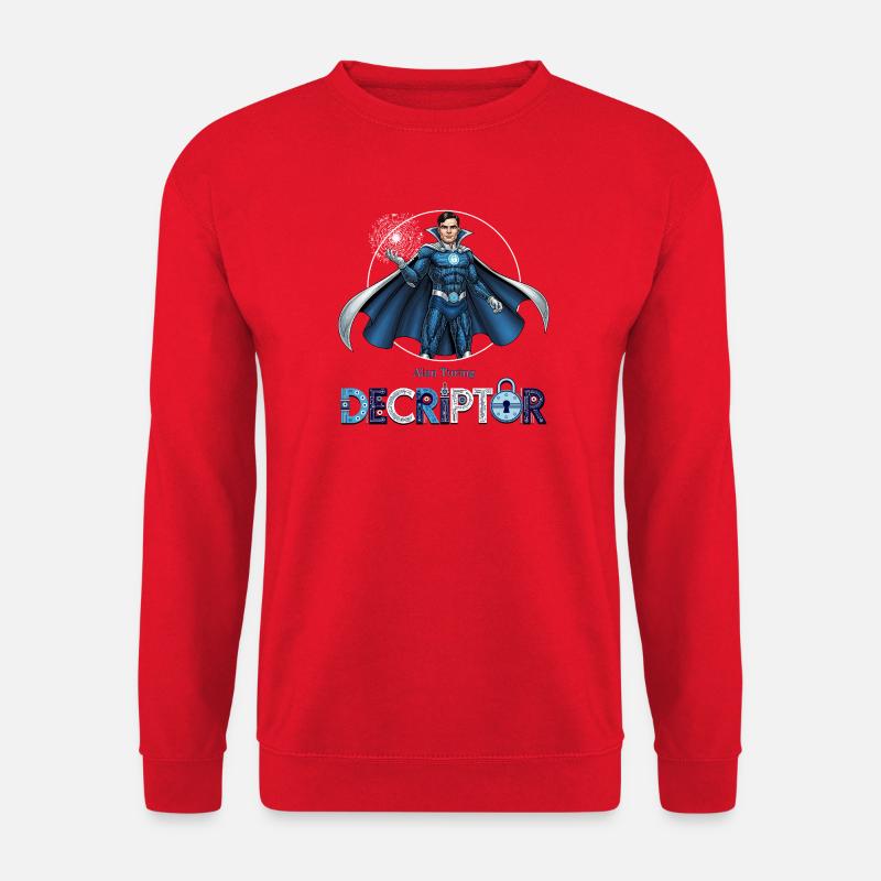Hero Coder Decryptor - Unisex Sweatshirt - red