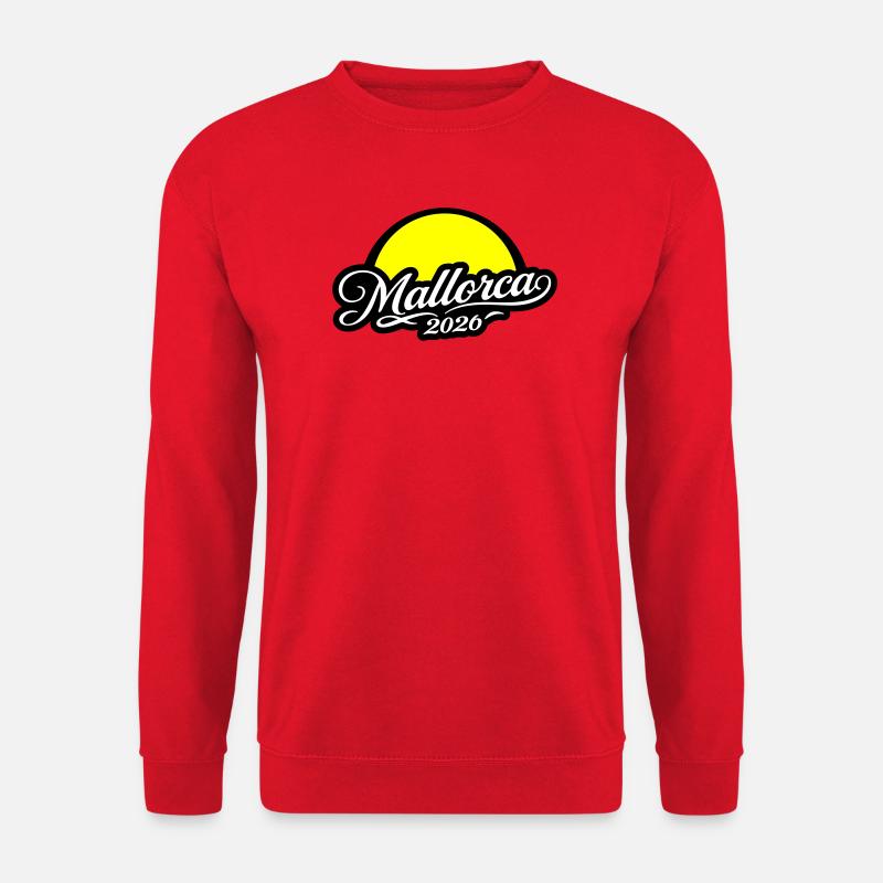 Mallorca 2026 Sonne - Unisex Pullover - Rot