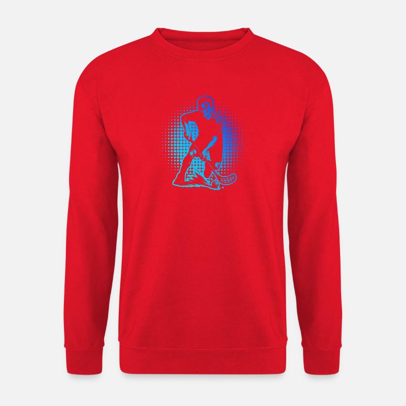 Kurz und klar Floorball - Unisex Pullover - Rot