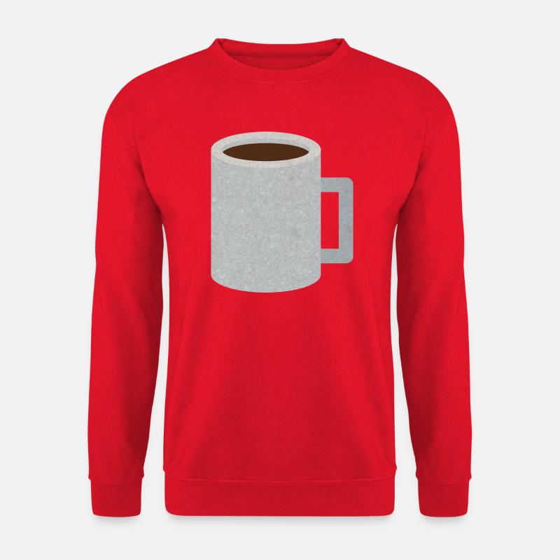 Stein-Speckle-Kaffeetasse - Unisex Pullover - Rot