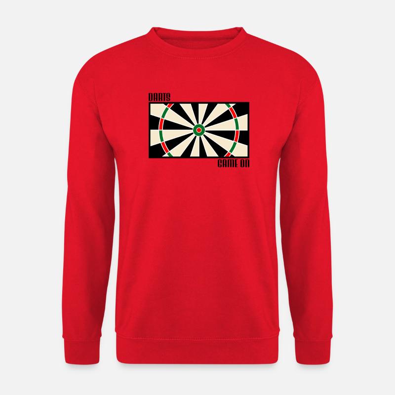 Dart,Darts,Dartboard - Unisex Pullover - Rot