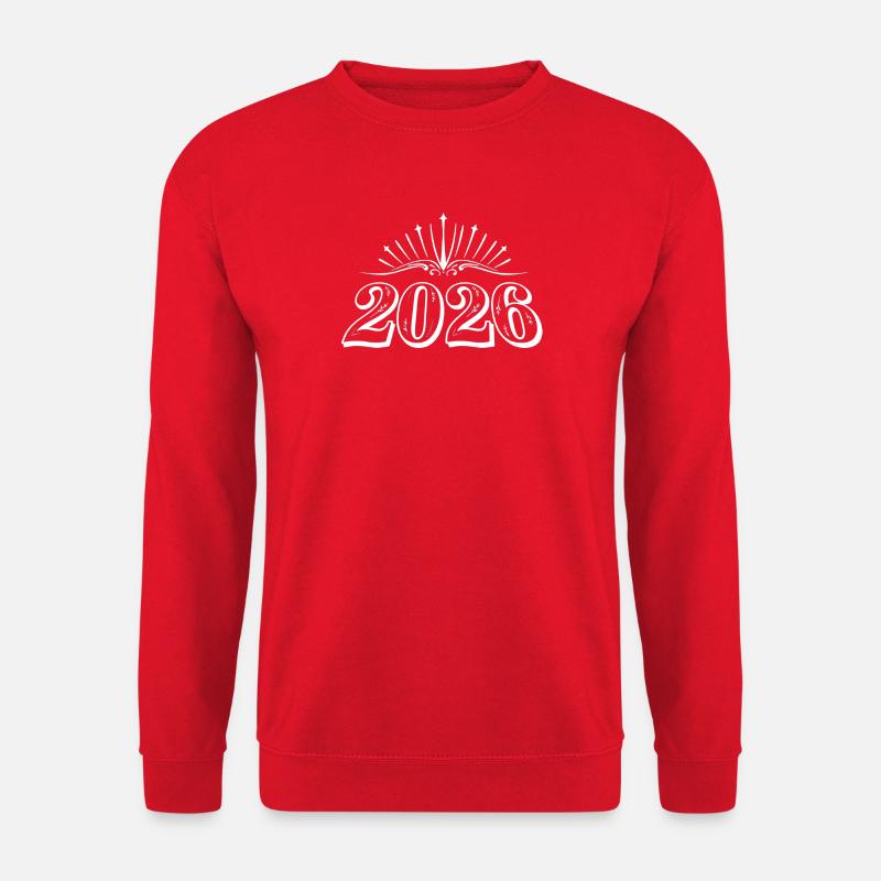 2026 New Year Logo - Unisex Pullover - Rot