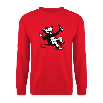 Fêtard - Sweat-shirt Unisexe - rouge - Devant - Alina (178cm) & Michal (187cm)