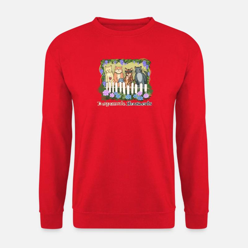 Despurrate Hauskatzen - Unisex Pullover - Rot