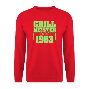 1953 - Unisex Pullover - Rot - Vorne - Alina (178cm) & Michal (187cm)