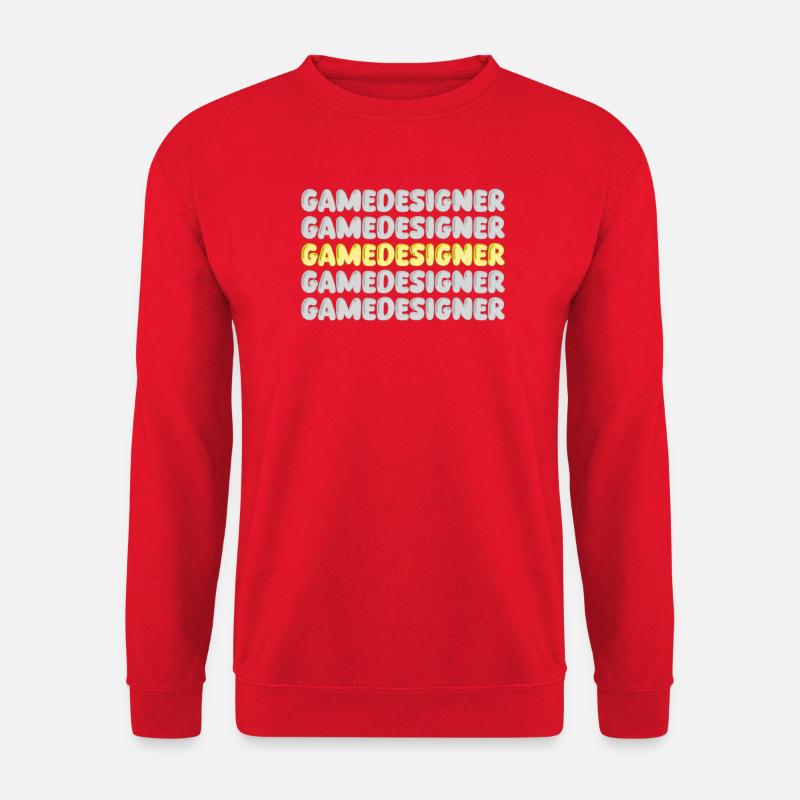 Arbeit Gamedesigner - Unisex Pullover - Rot