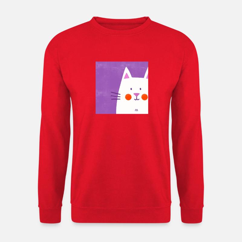 Katzenfreund - Unisex Pullover - Rot