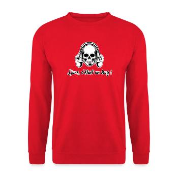 Legendärer böser Willen - Unisex Pullover - Rot - Vorne - Alina (178cm) & Michal (187cm)