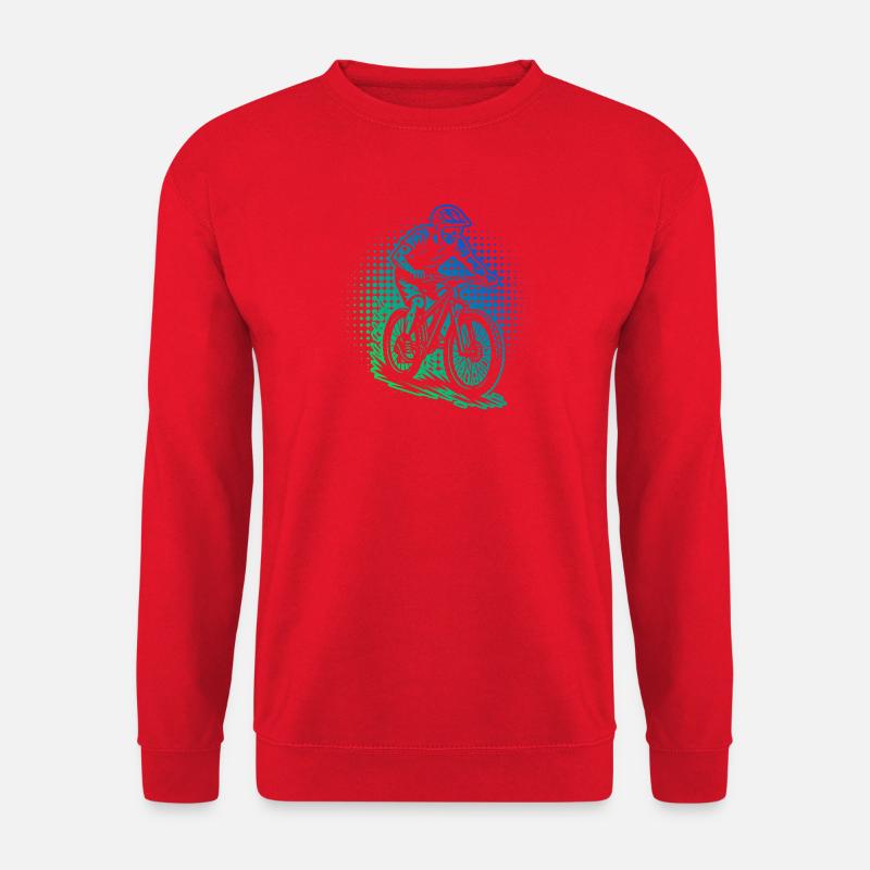 Le VTT adore porter - Sweat-shirt Unisexe - rouge