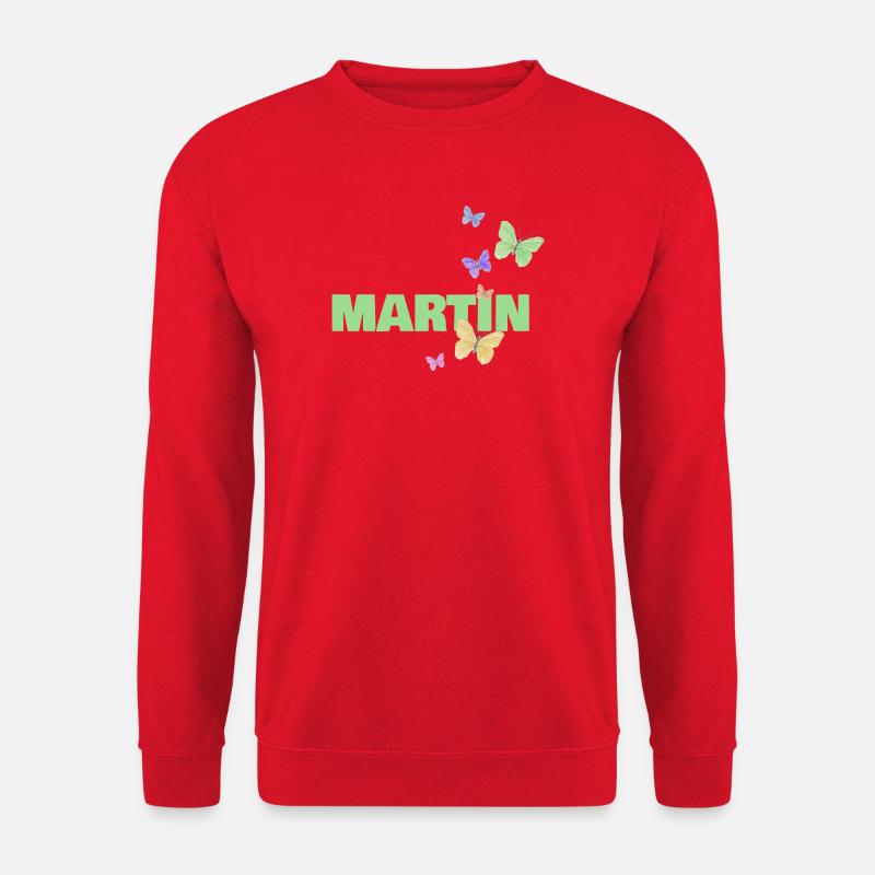 Martin als Martin - Unisex Pullover - Rot