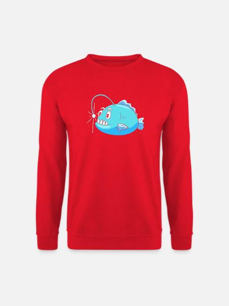 Poisson-grenouille - Sweat-shirt Unisexe - rouge