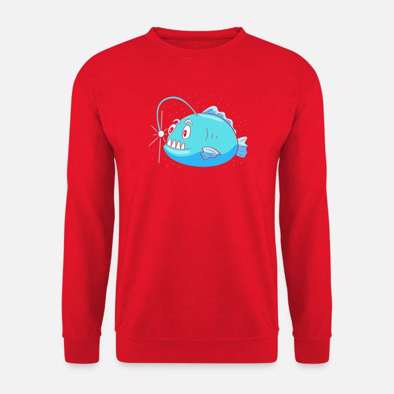 Poisson-grenouille - Sweat-shirt Unisexe - rouge