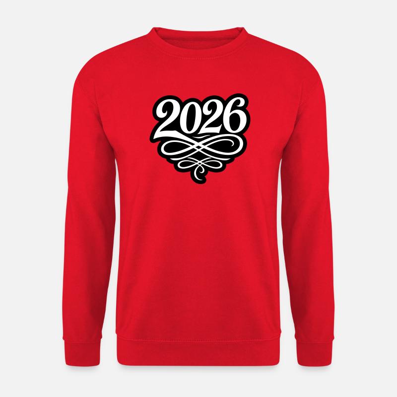 2026 year - Unisex Sweatshirt - red