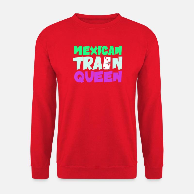 Mexican Train Domino - Unisex Pullover - Rot
