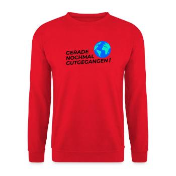 Went well again - Unisex Sweatshirt - red - Front - Alina (178cm) & Michal (187cm)