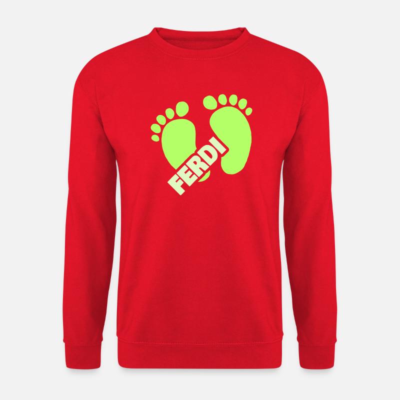 Geburt Ferdi - Unisex Pullover - Rot