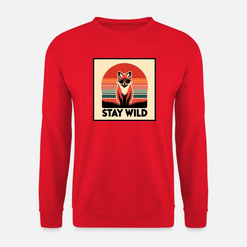 Stay Wild - Unisex Pullover - Rot
