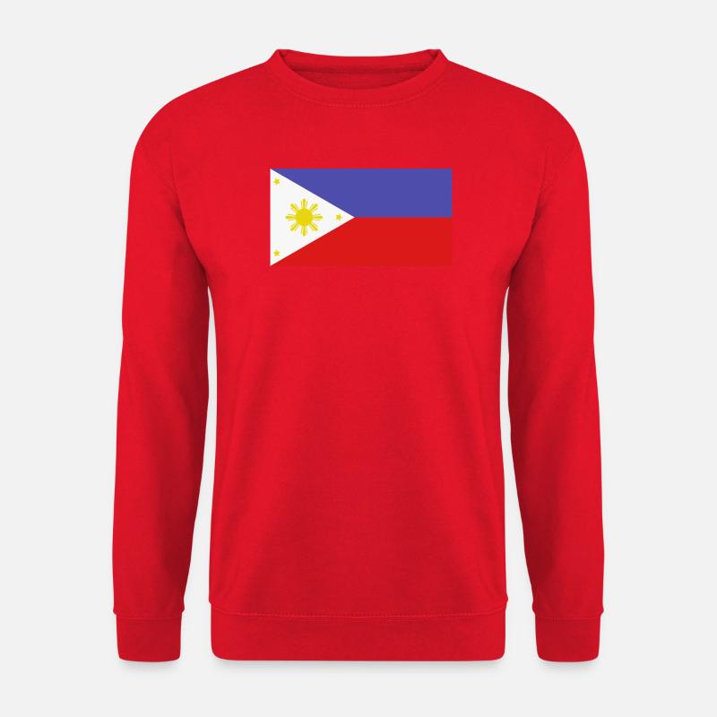 Philippinenflagge - Unisex Pullover - Rot