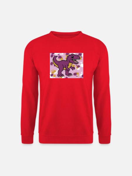 Allosaurus Dino - Unisex Pullover - Rot