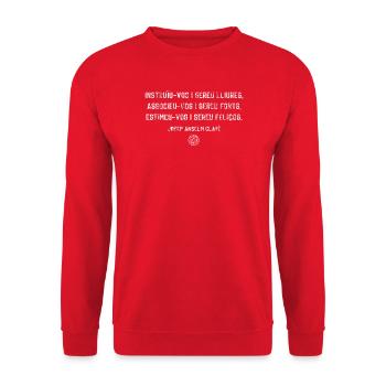 Clou - Sweat-shirt Unisexe - rouge - Devant - Alina (178cm) & Michal (187cm)
