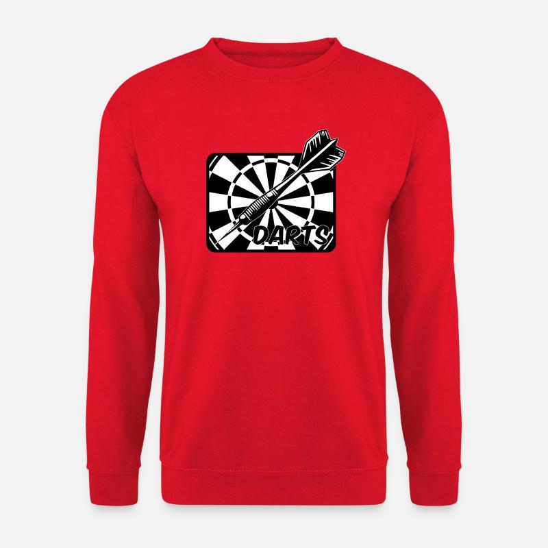 Dart,Darts,DARTS - Unisex Pullover - Rot