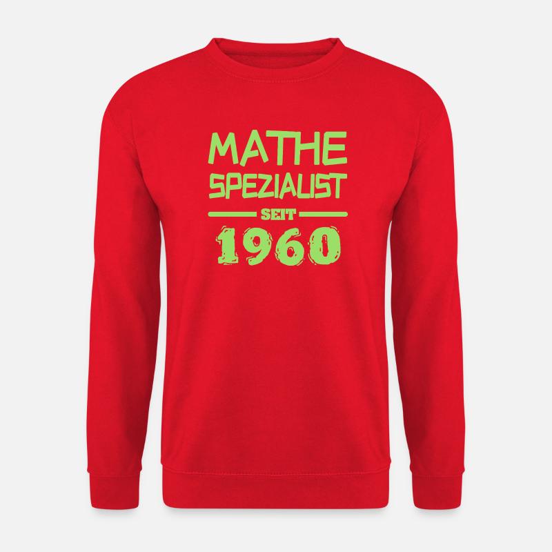 Mathe 1960 - Unisex Pullover - Rot
