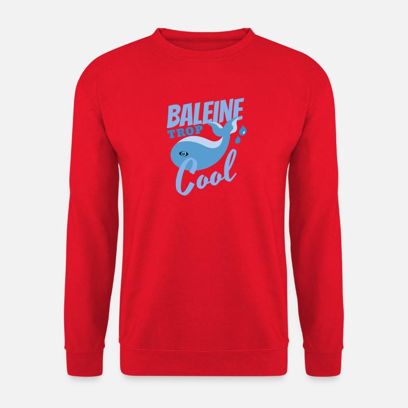 Wal zu cool - Unisex Pullover - Rot