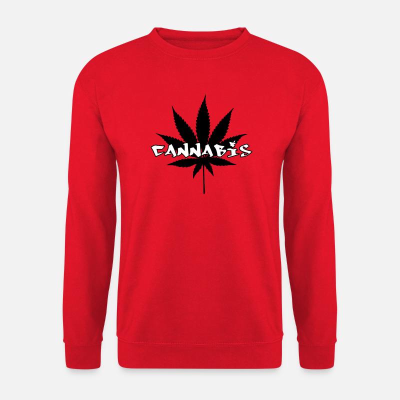 Cannabis – Weed – Legalisierung - Unisex Pullover - Rot