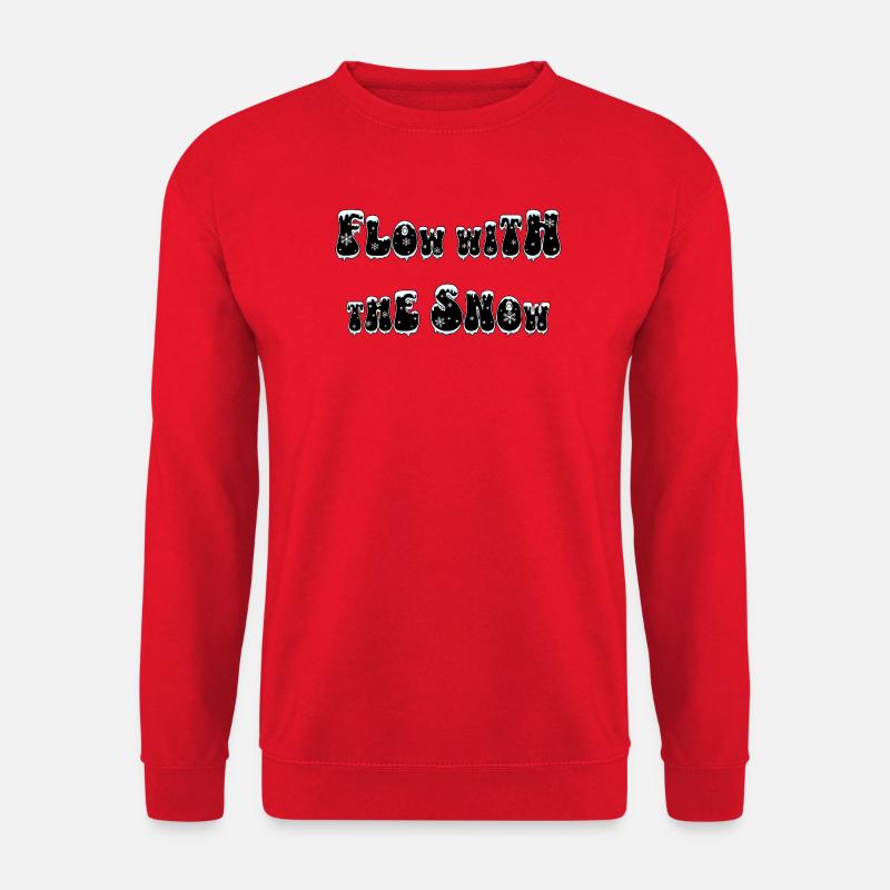Flow with the Snow - Unisex Pullover - Rot