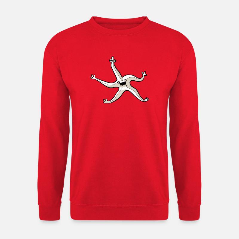 Skurriler Seestern - Unisex Pullover - Rot