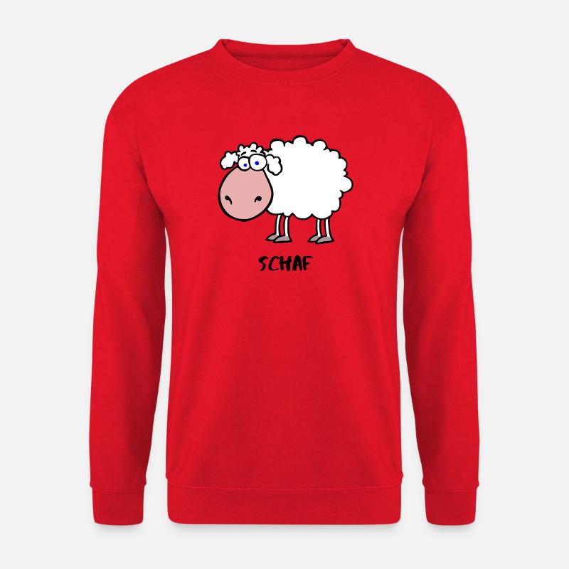 Schaf - Unisex Pullover - Rot