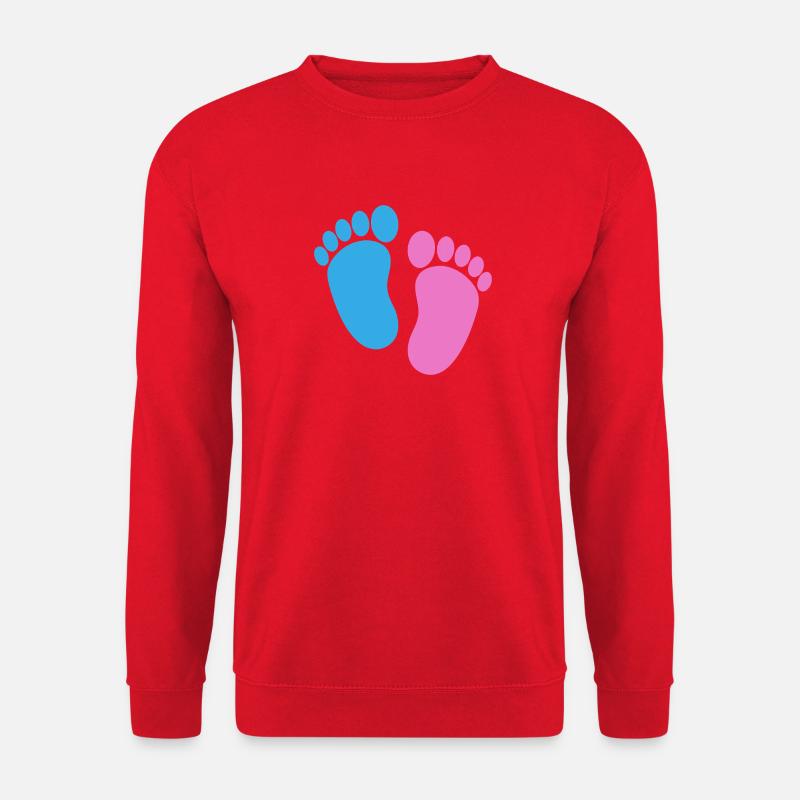 Babyfüße - Unisex Pullover - Rot