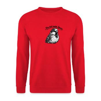 Tu es mon moineau - Sweat-shirt Unisexe - rouge - Devant - Alina (178cm) & Michal (187cm)