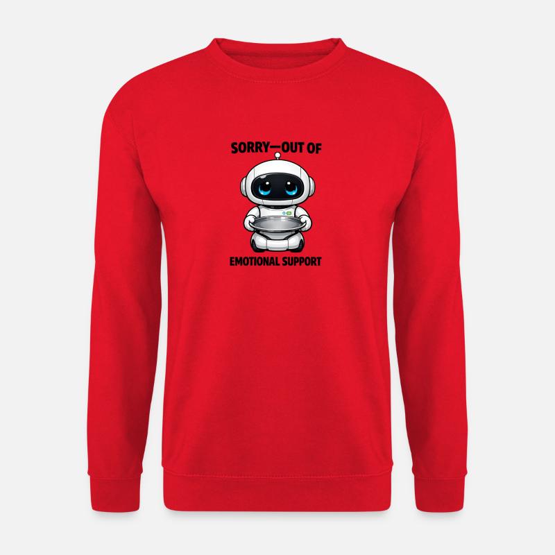 Snack Bot Küchenfreund - Unisex Sweatshirt - red