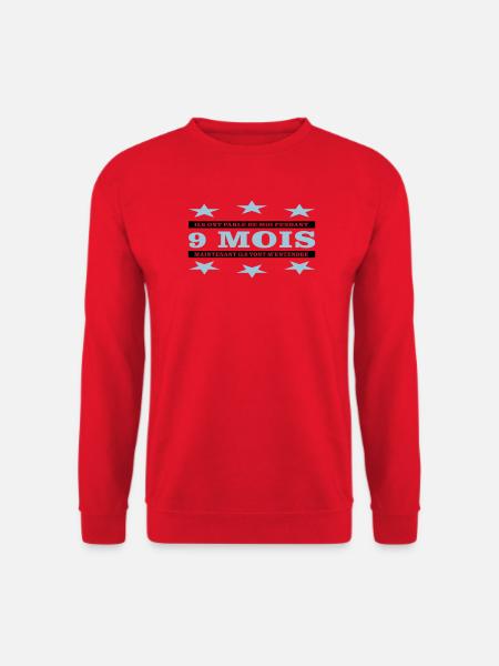 9 MOIS - Sweat-shirt Unisexe - rouge