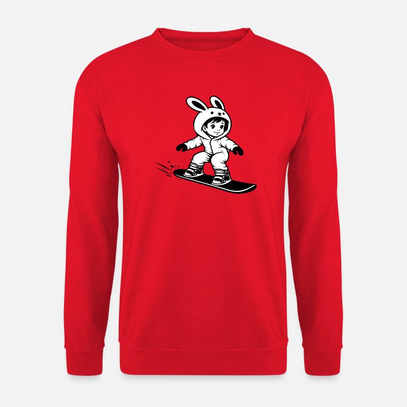 Snowboard Bunny - Unisex Sweatshirt - red