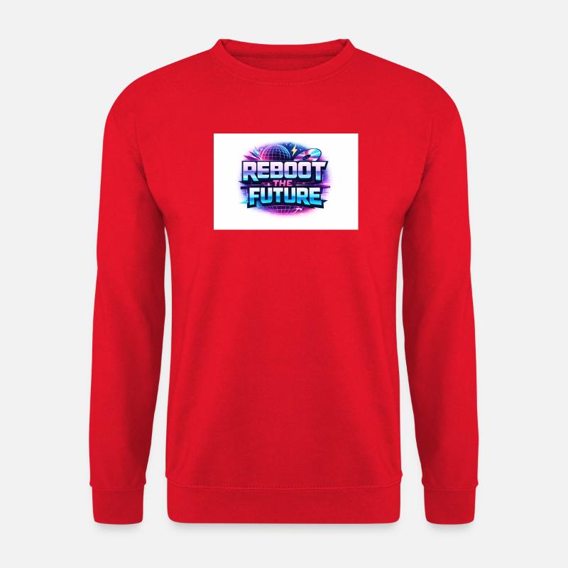 Reboot the Future Neon - Unisex Sweatshirt - red