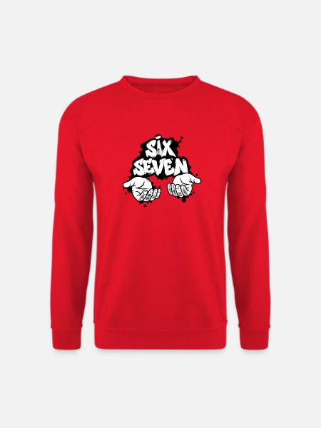 Six Seven Graffiti - Sweat-shirt Unisexe - rouge