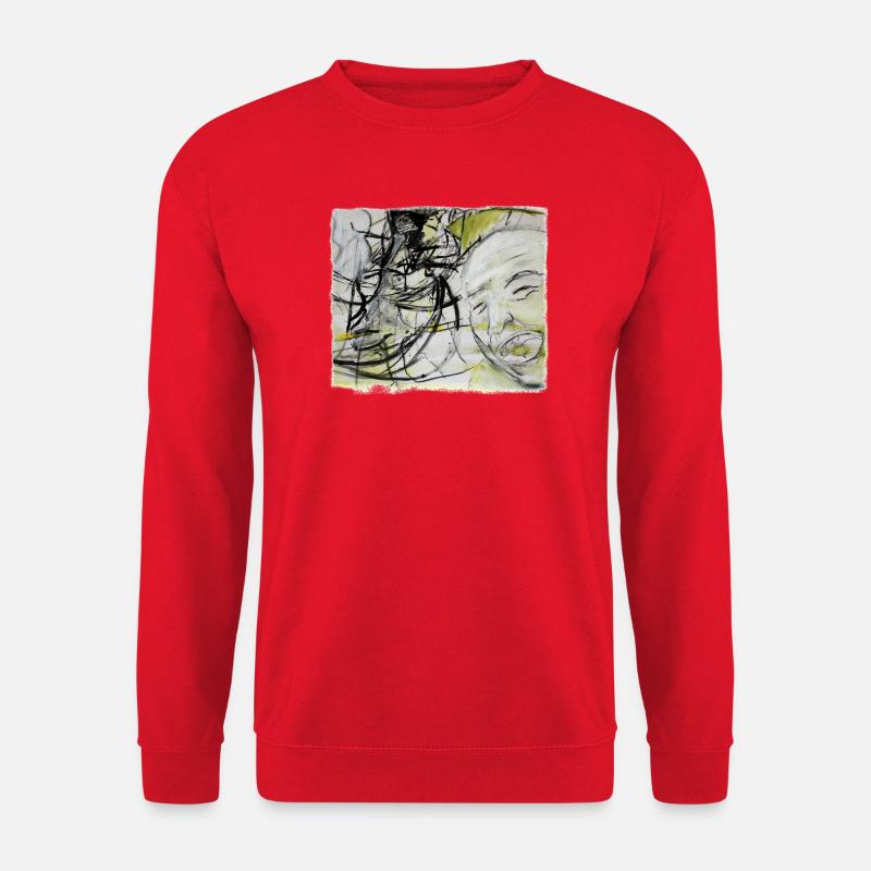 An old man remembers - Unisex Sweatshirt - red