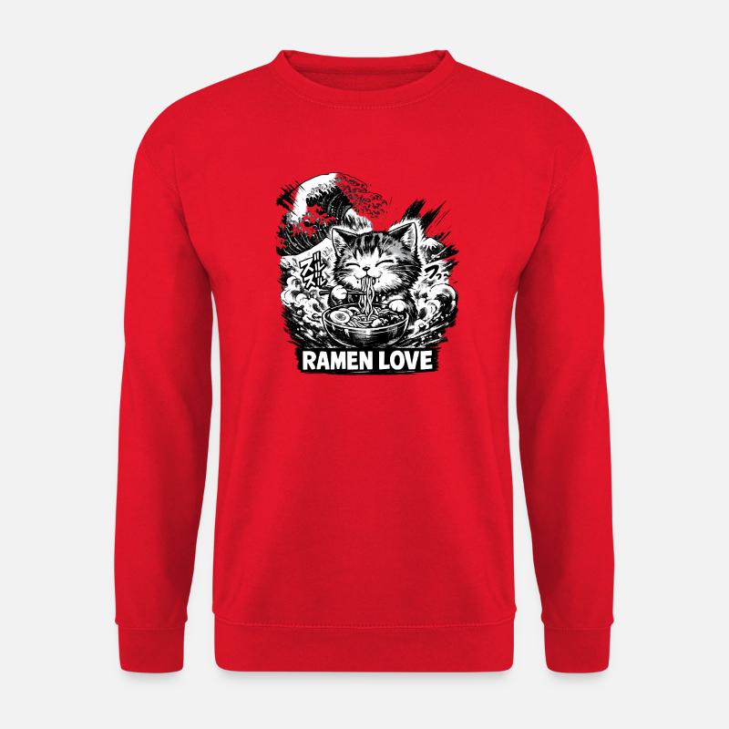 Ramen Love - Unisex Pullover - Rot
