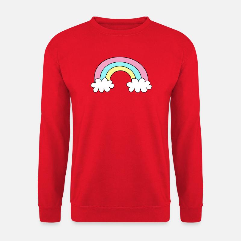 Image de l’Enfant Arc-en-ciel - Sweat-shirt Unisexe - rouge